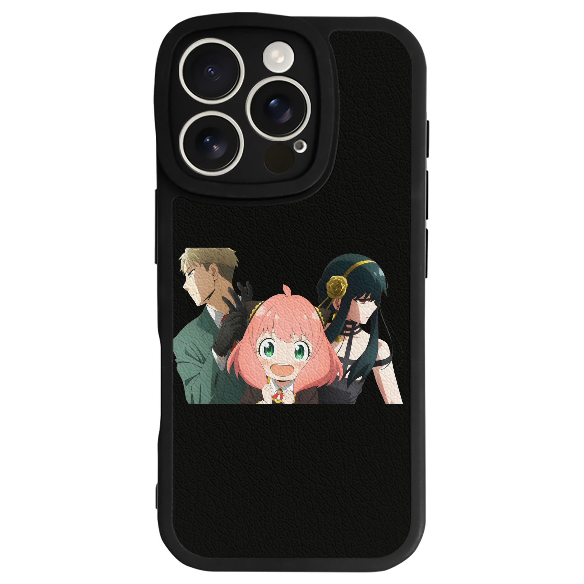 （画像用） SPY×FAMILY间谍家家酒 【iPhone 16シリーズ対応】シリコンスマホケース（レザー調） 材質：シリコン
